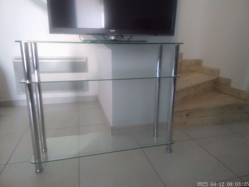 Ensemble 3 meubles en verre Meubles