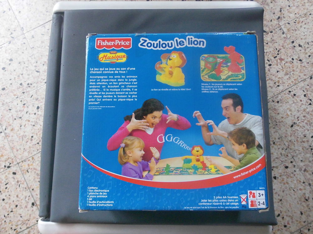 ZOULOU LE LION DE FISHER PRICE NEUF Jeux / jouets
