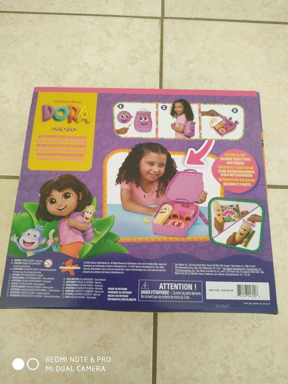 Sac &agrave; dos et accessoires de Dora (Neuf) Jeux / jouets