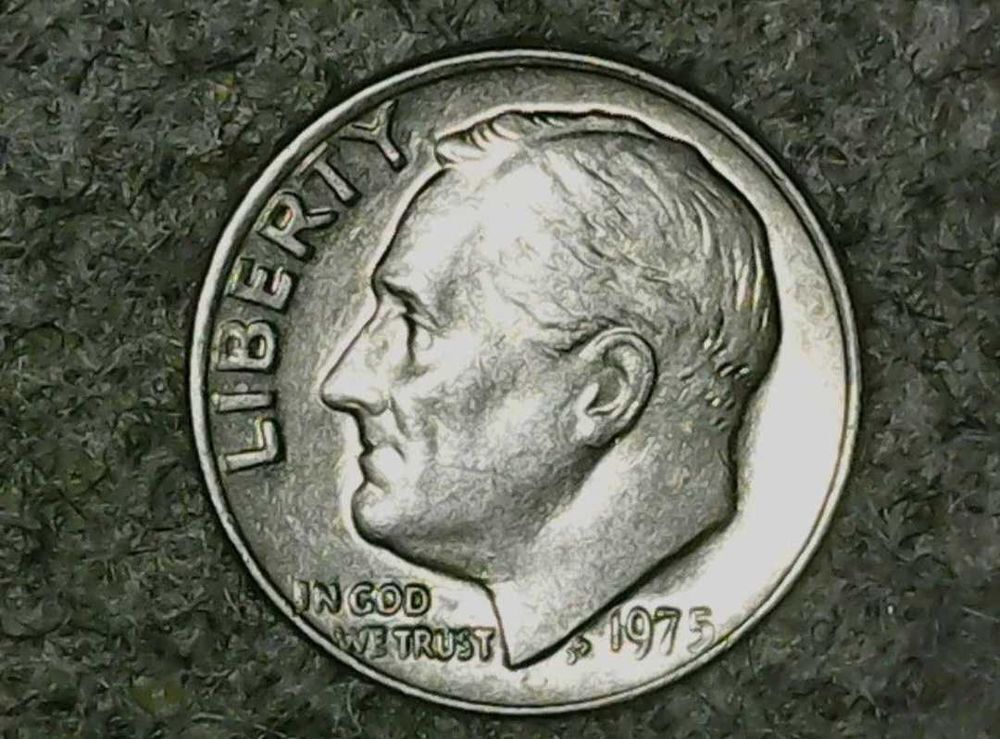 10 cent proof roosvelt 1975 
