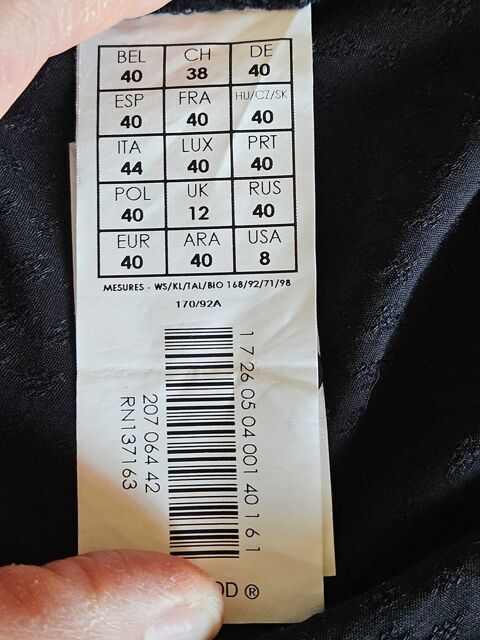 Chemisier PROMOD 40 noir 10 Albi (81)