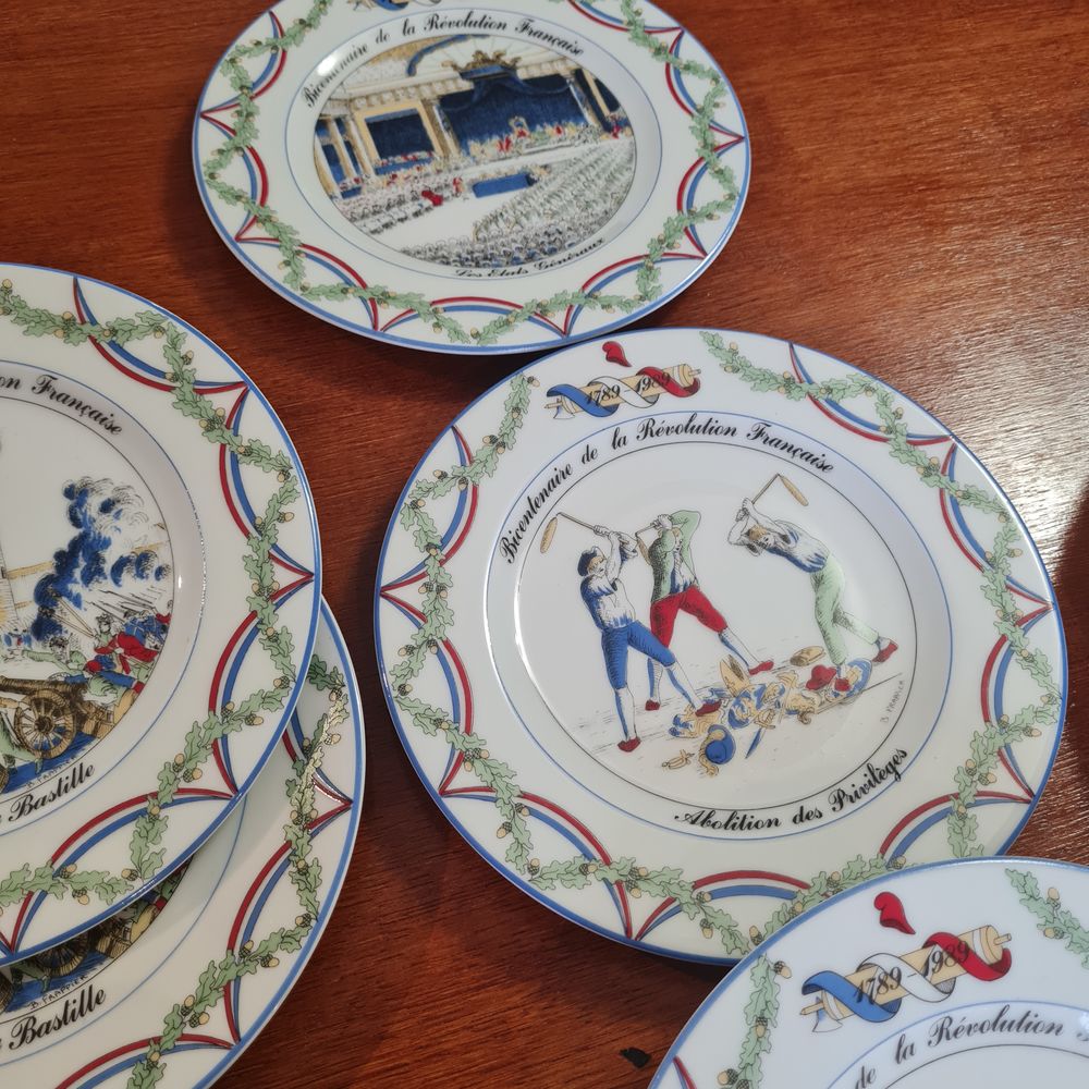 Edition limit&eacute;, Assiette Bicentenaire de la R&eacute;volution Fran&ccedil; 