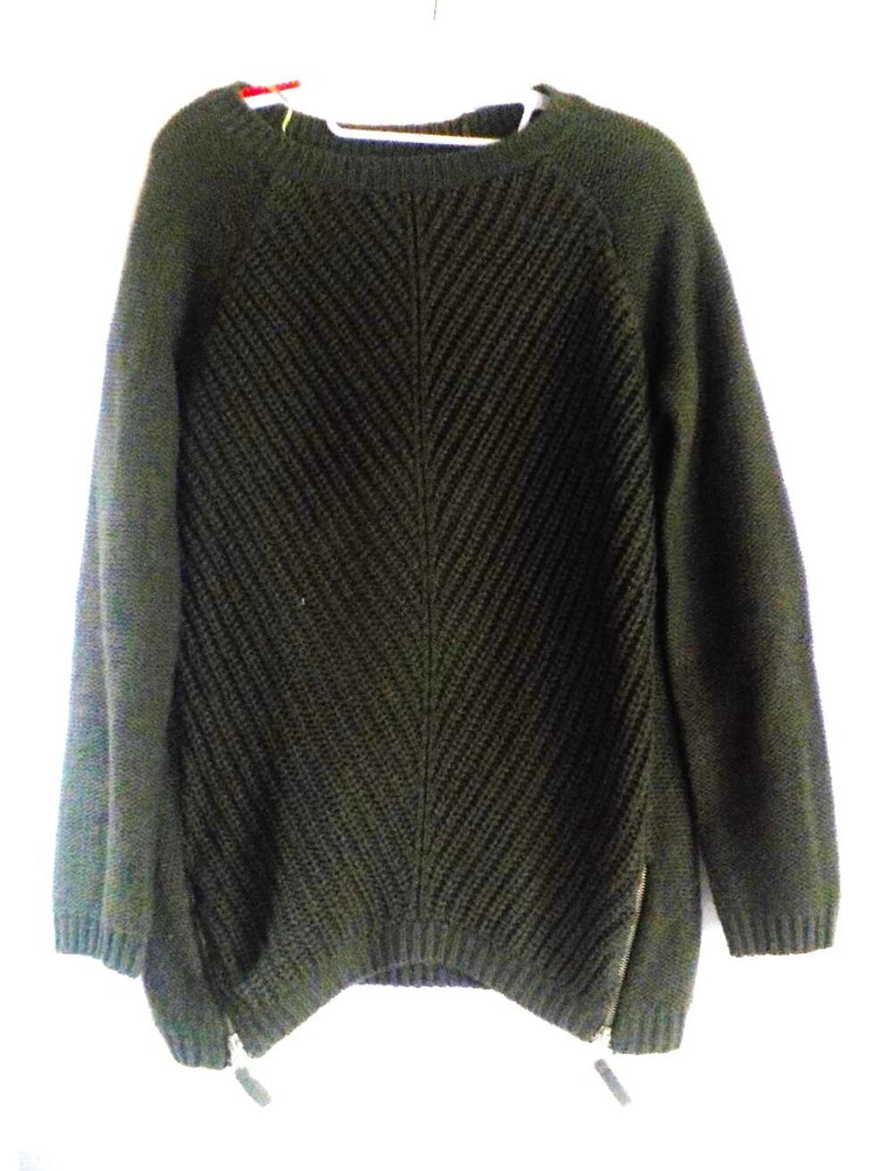 PULL FEMME MIM KAKI FONCE TAILLE S Vêtements