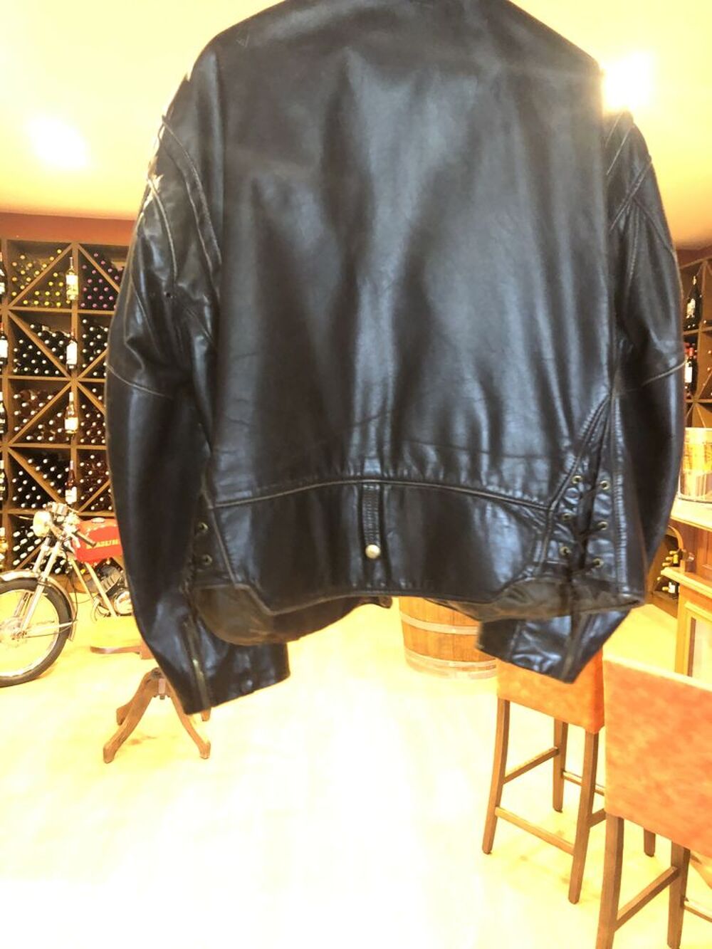 V&eacute;ritable perfecto Schott de 1989 marron Vêtements