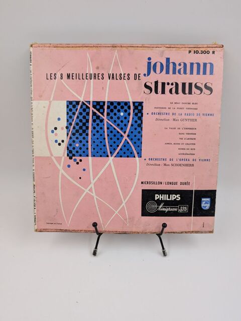 Vinyle 33 tours Les 8 Meilleurs Valses de Johann Strauss 5 Vulbens (74)