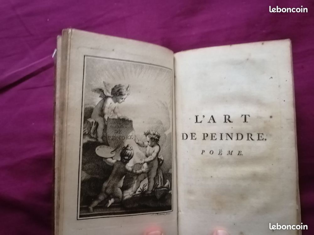 L art de peindre poeme mr Watelet art peintre poesie france Livres et BD