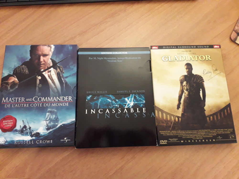 LOT DE 3 DVD DVD et blu-ray