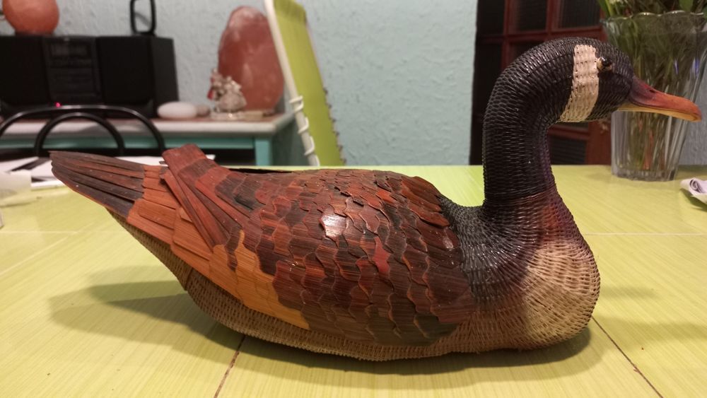 CANARD EN OSIER UNIQUE
Décoration