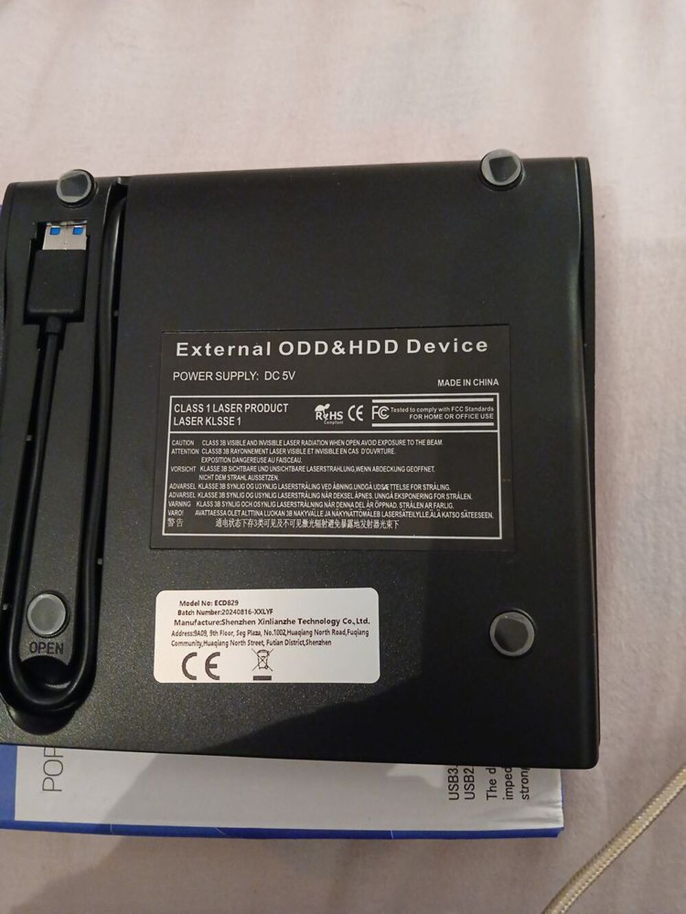 Lecteur DVD, CD portable Photos/Video/TV