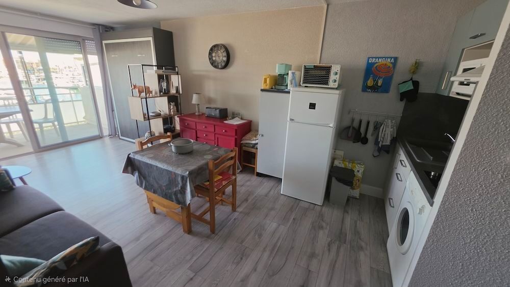 Vente Appartement LE CAP D'AGDE: Studio rénové avec cellier  face port terrasse, meublé /PISCINE Le cap d agde