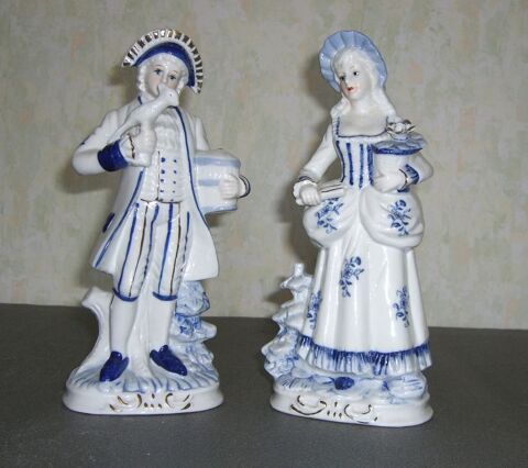 Couple de statuettes en porcelaine t.b.e 14 Balma (31)