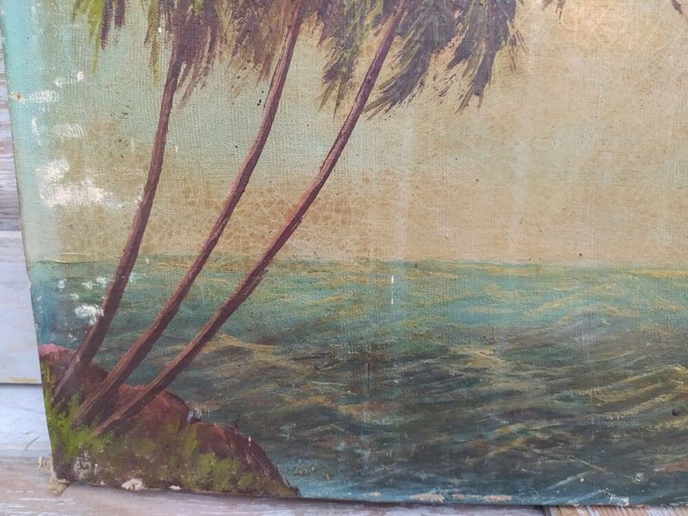 Tableau Marine Peintre Frederik Kasenda Indon&eacute;sie ca1930 