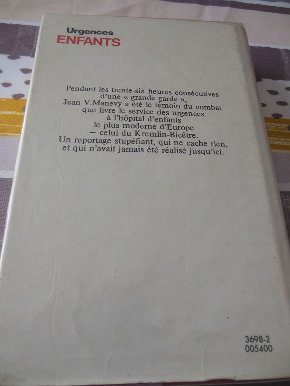  Urgences ENFANTS - Jean V.MANEVY Livres et BD