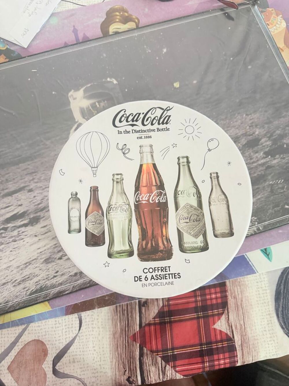vaisselle coca cola Décoration