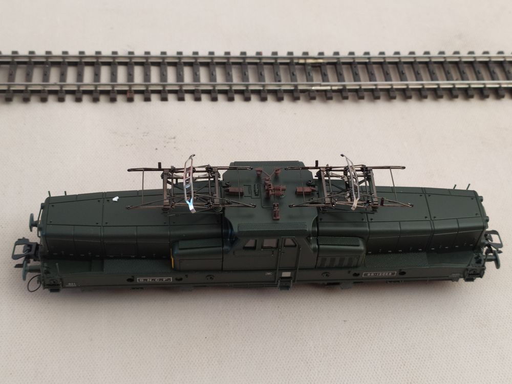 Echelle HO- M&auml;rklin Loco &eacute;lectrique BB 12068 verte r&eacute;f 37330 