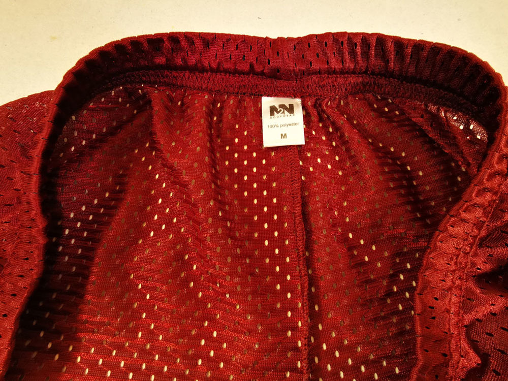 Short de sport mesh N2N Bodywear Burgundy bordeaux occasion Vêtements