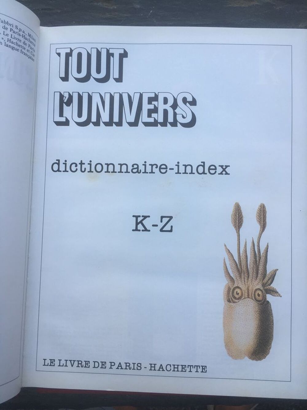Collection Tout l'Univers-1981/1982 - 14 tomes + 2 Index Livres et BD