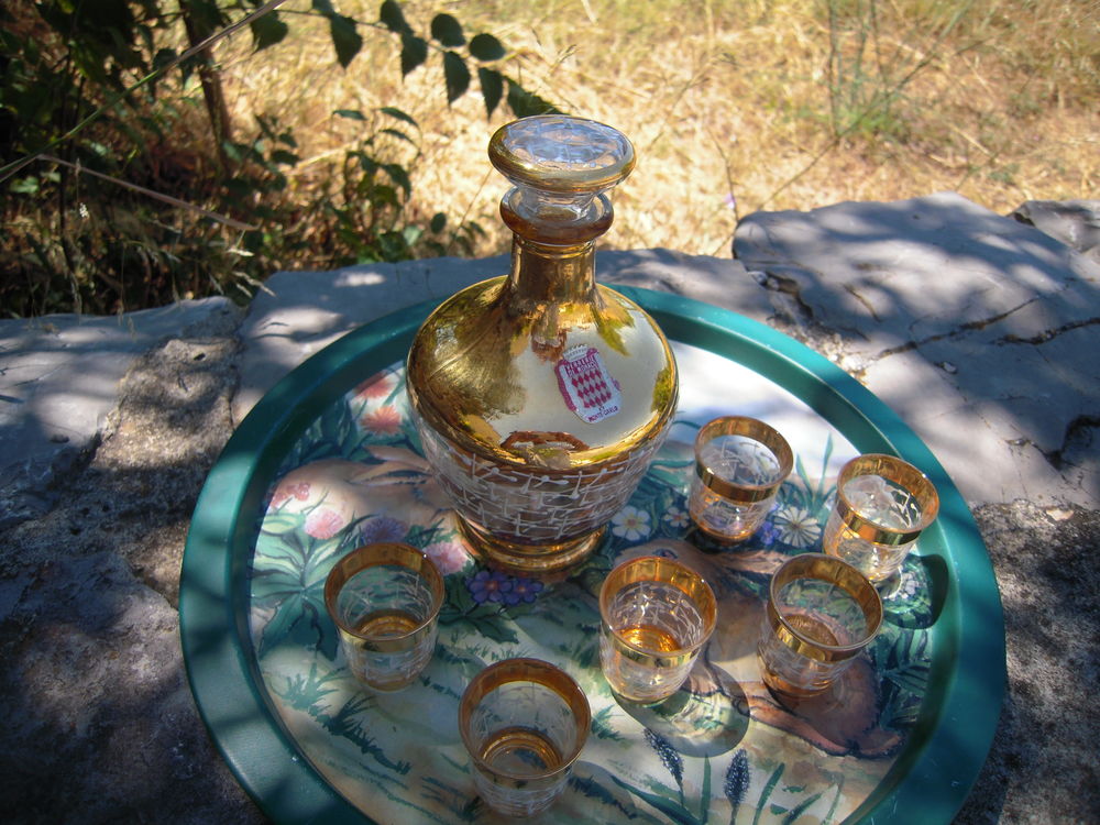 BEAU SERVICE A LIQUEUR 1960 ' S DE MONTE CARLO . Décoration