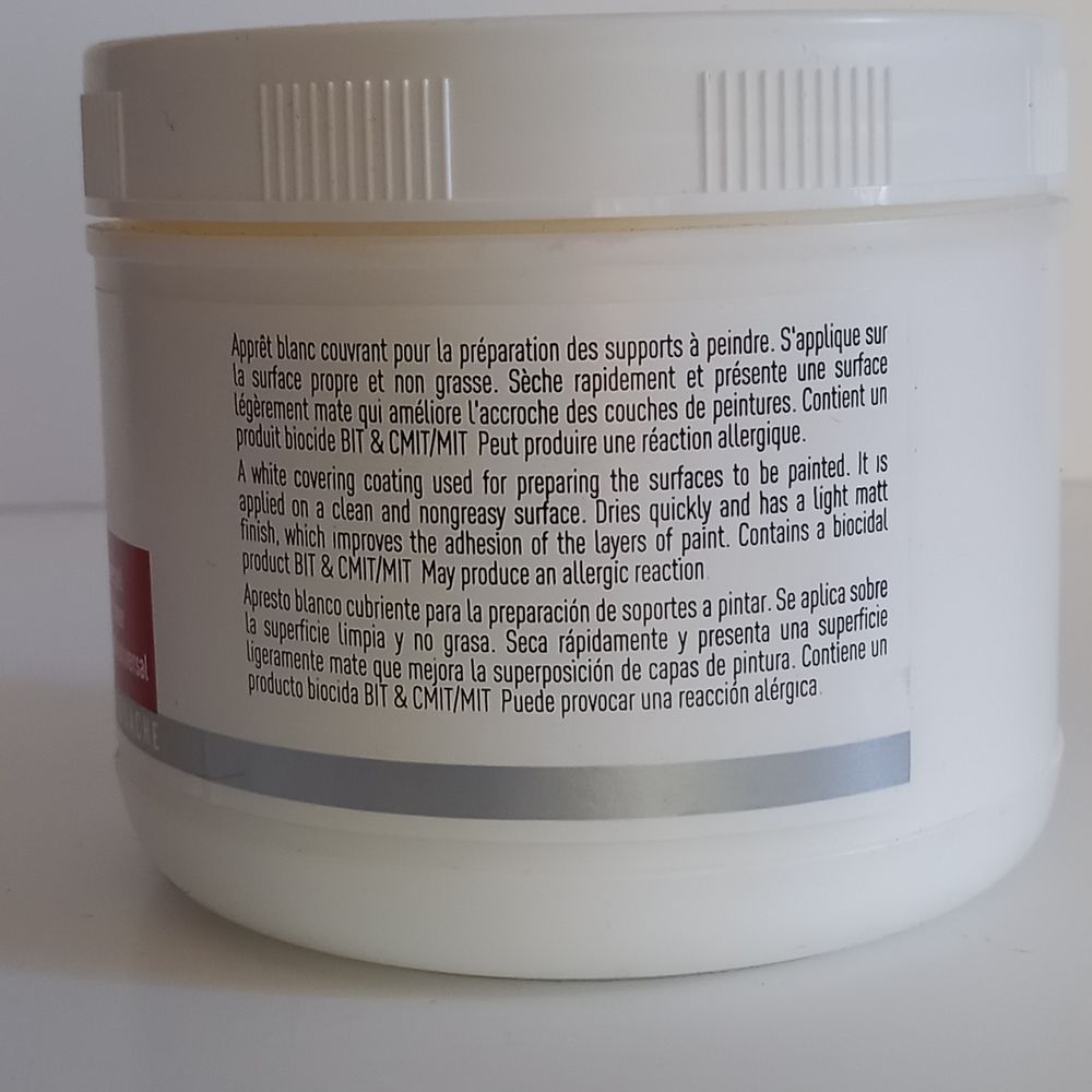 Gesso universel blanc studio acrylic Pebeo, 500 ml Décoration