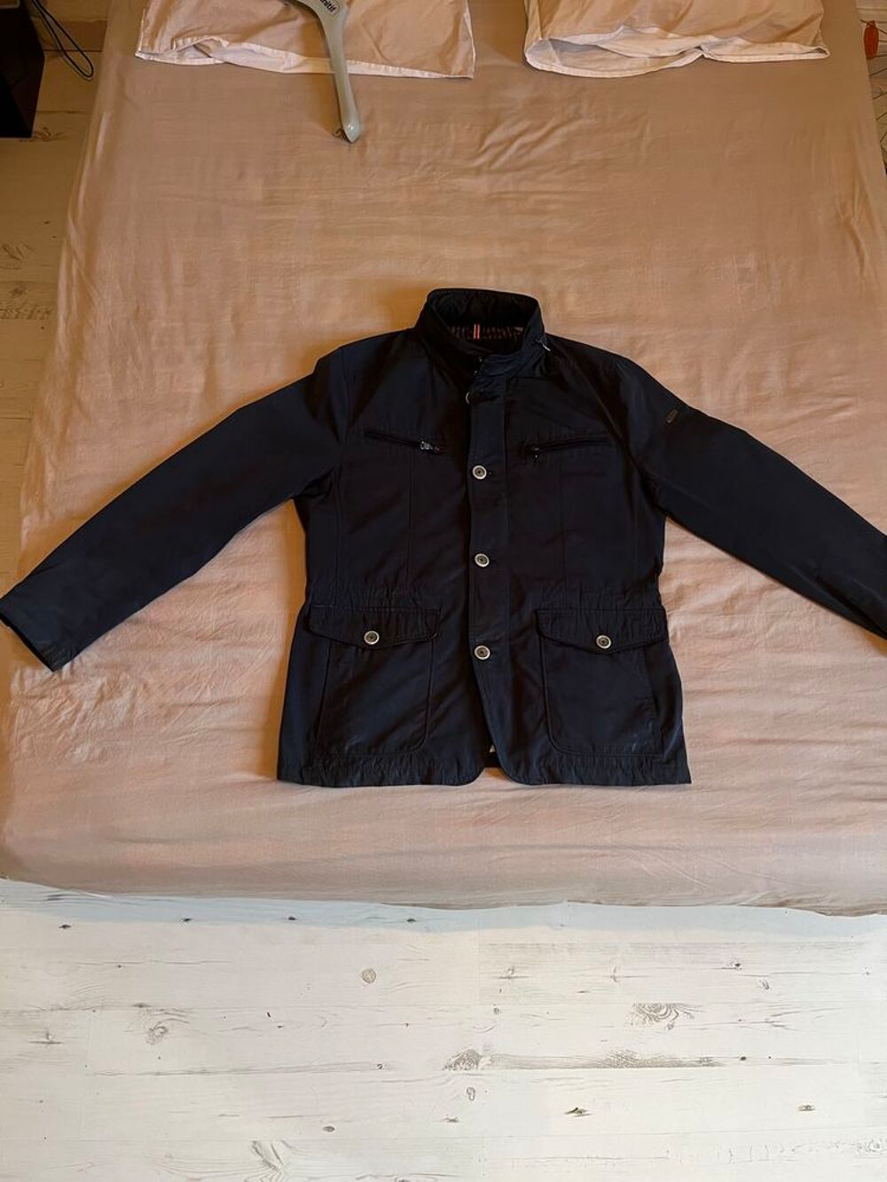 Veste Homme Delahaye Bleue Taille M Polyester Vêtements