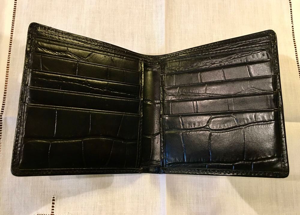 Porte-cartes, Porte-monnaie Neuf, en cuir v&eacute;ritable Maroquinerie