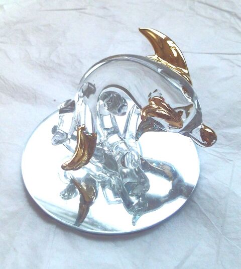 Art verrier - dauphin dans le style Murano 12 Villeurbanne (69)