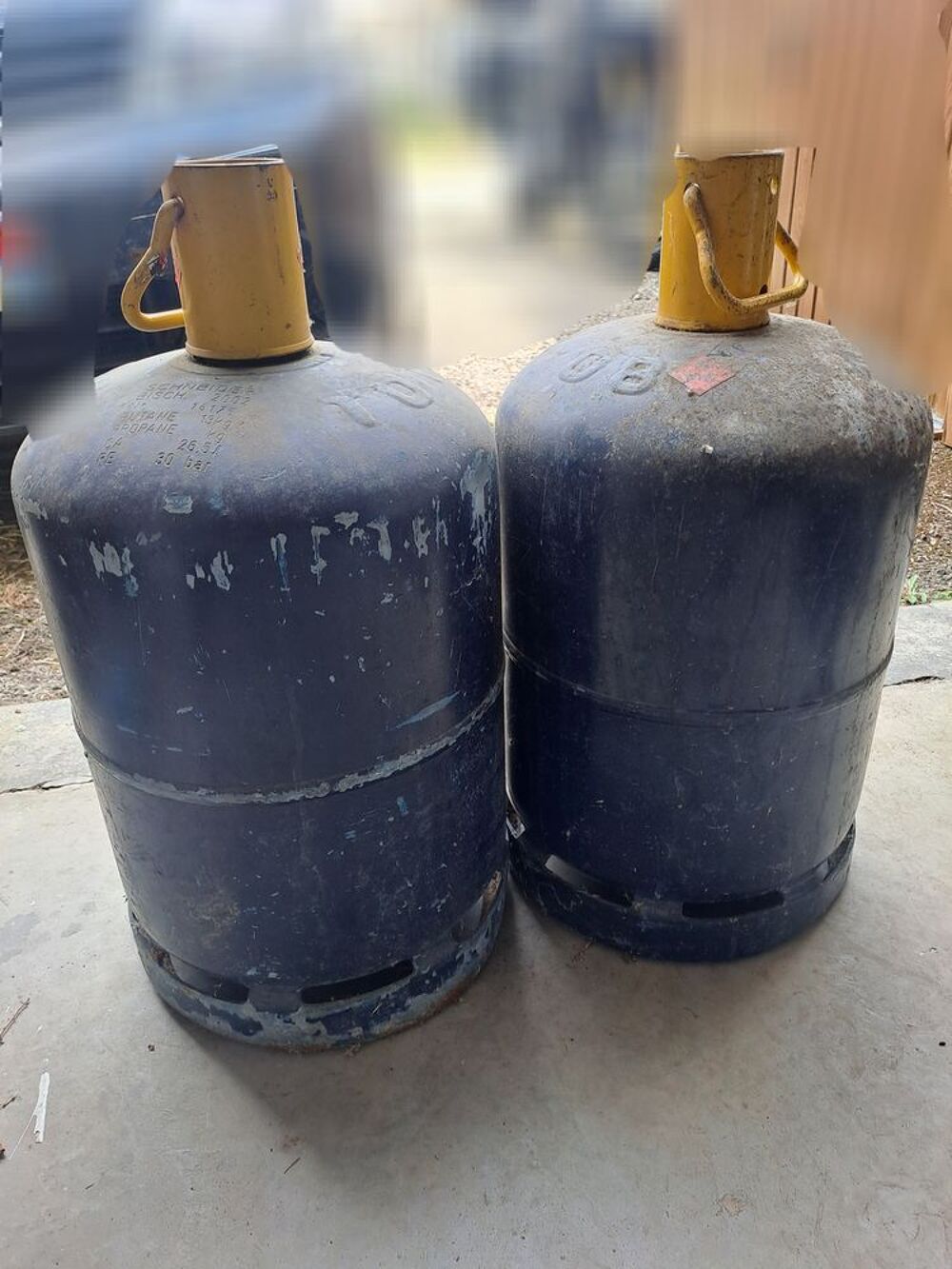 Bouteilles de gaz Jardin