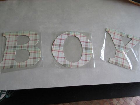 Lettres en acier dco 6 Jury (57)