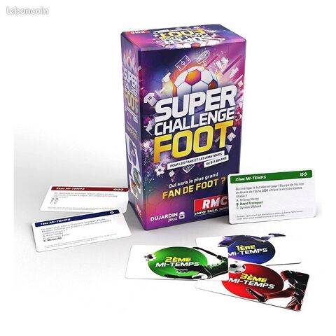 JEU SUPER CHALLENGE FOOT by RMC, et 9 de chez 9 !! 10 Tomblaine (54)