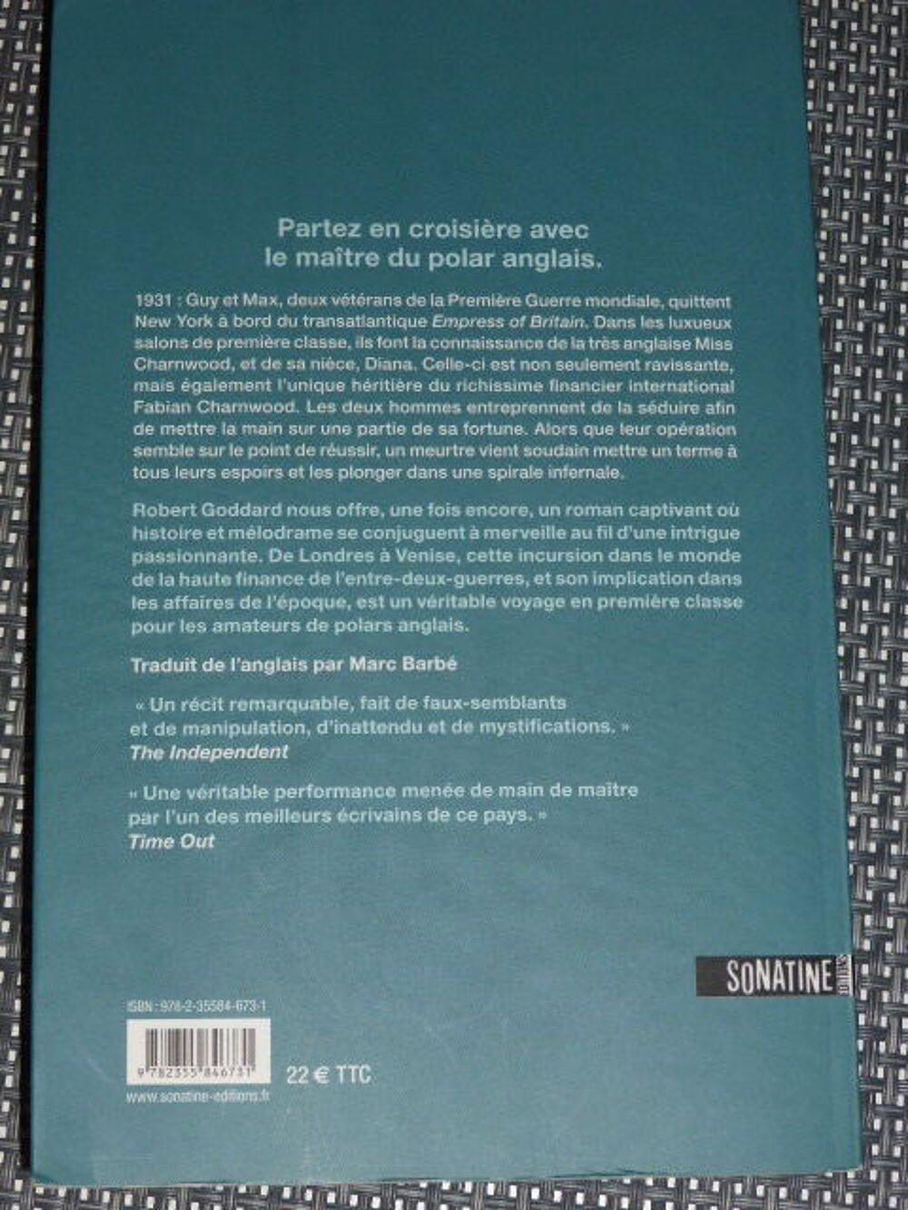 La croisi&egrave;re Charnwood Robert Goddard Livres et BD