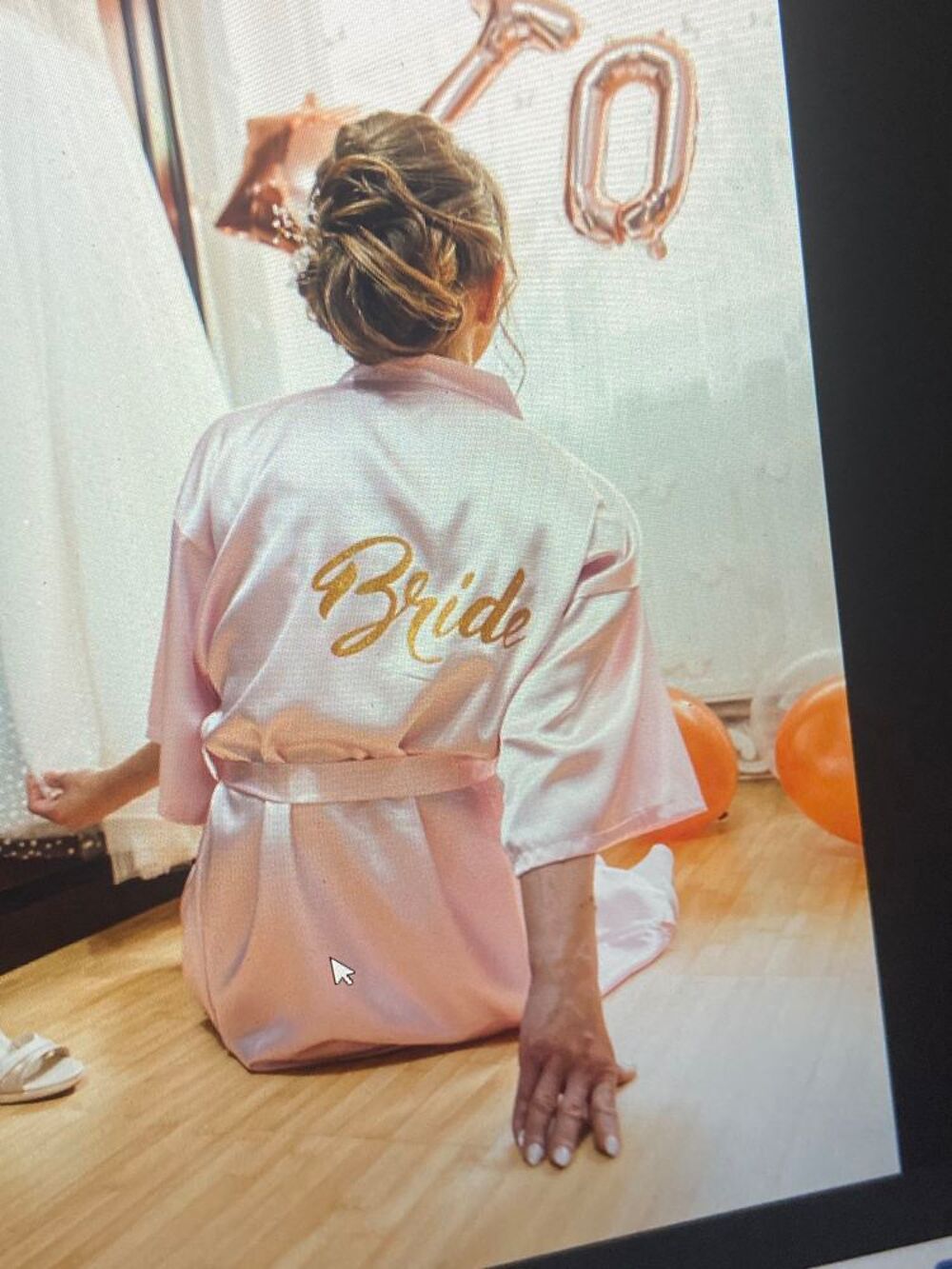 Robe de chambre pour les futures mari&eacute;s Vtements