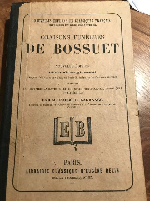 Oraisons fun�bres de Bossuet 15 Mottier (38)