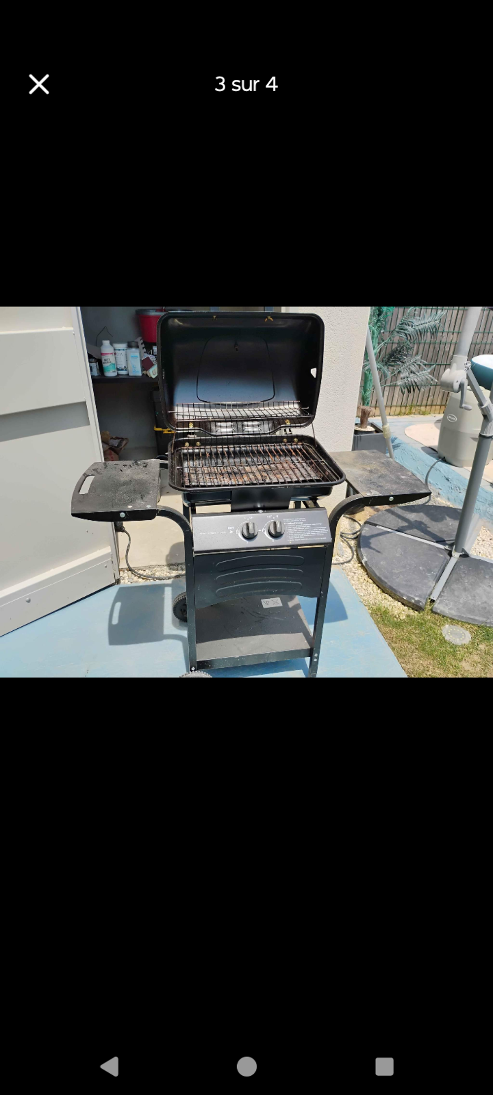 Barbecue &agrave; gaz Jardin