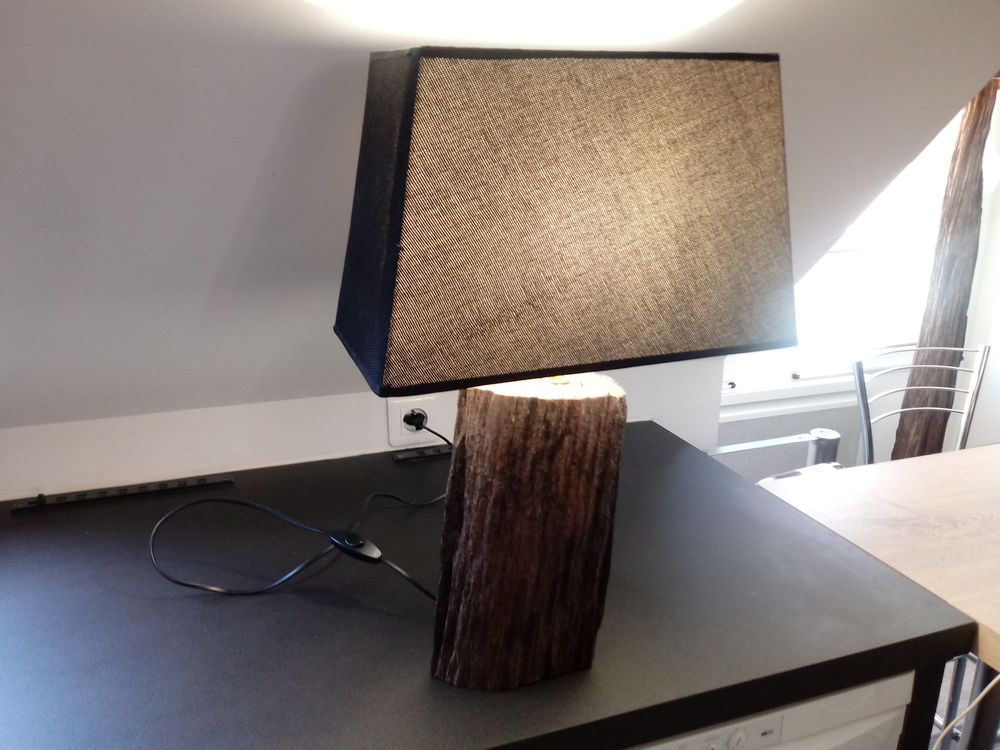 Lampe Bois Flott&eacute; Décoration