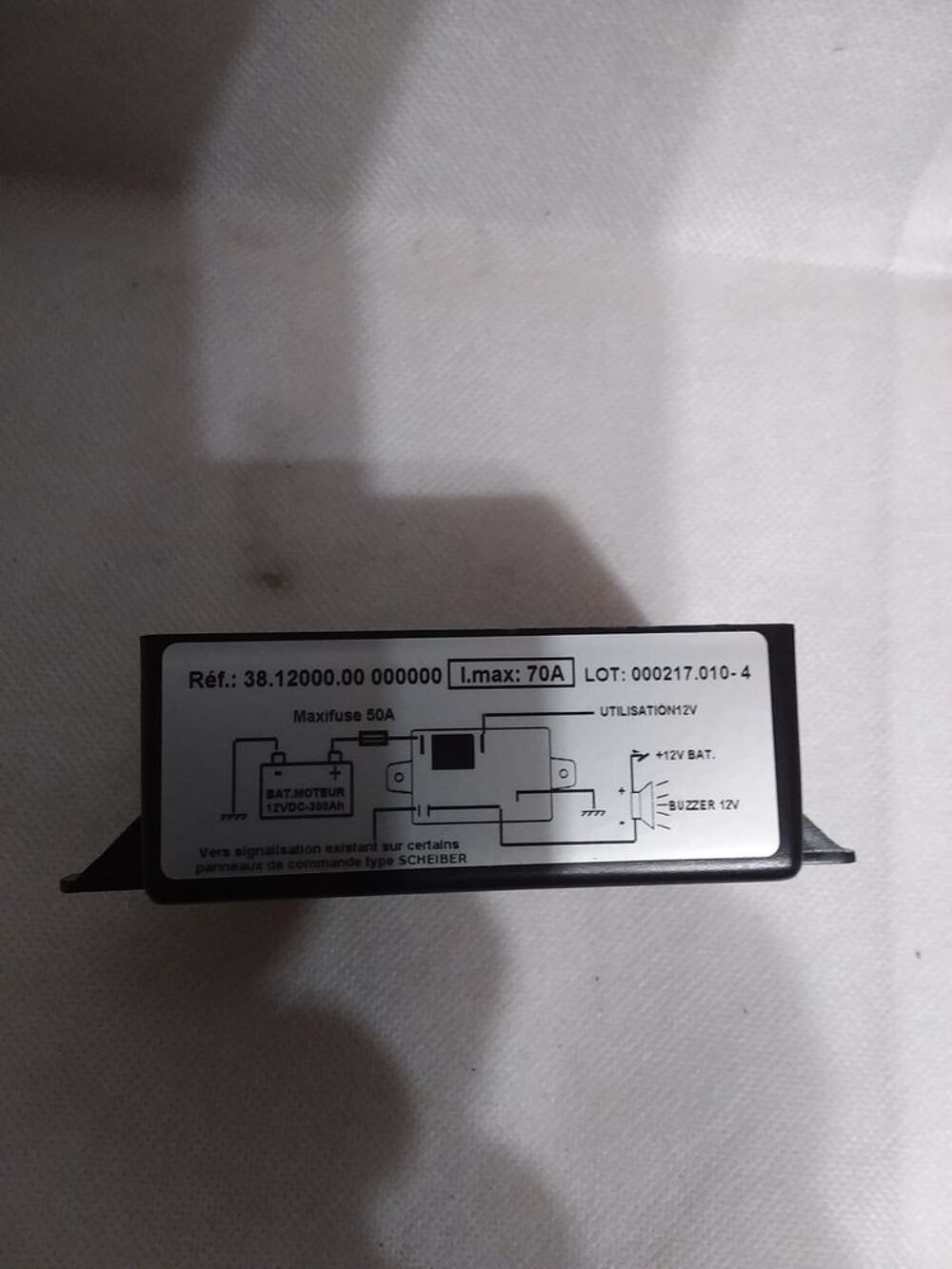 Securite tension basse 12v auto Bricolage