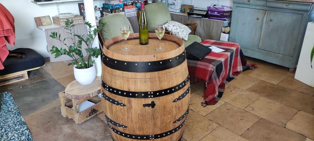 Tonneau Bar fait main - F&ucirc;t de ch&ecirc;ne Bourguignon Meubles