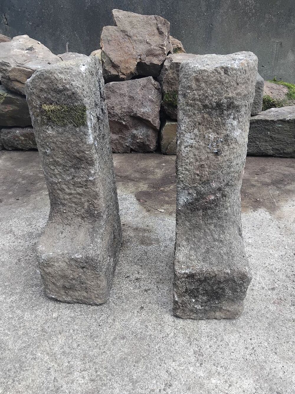 Av 2 jambages en granit gris Bricolage