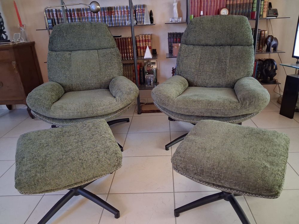 FAUTEUILS RELAX ET PIVOTANTS AVEC REPOSE PIEDS Décoration
