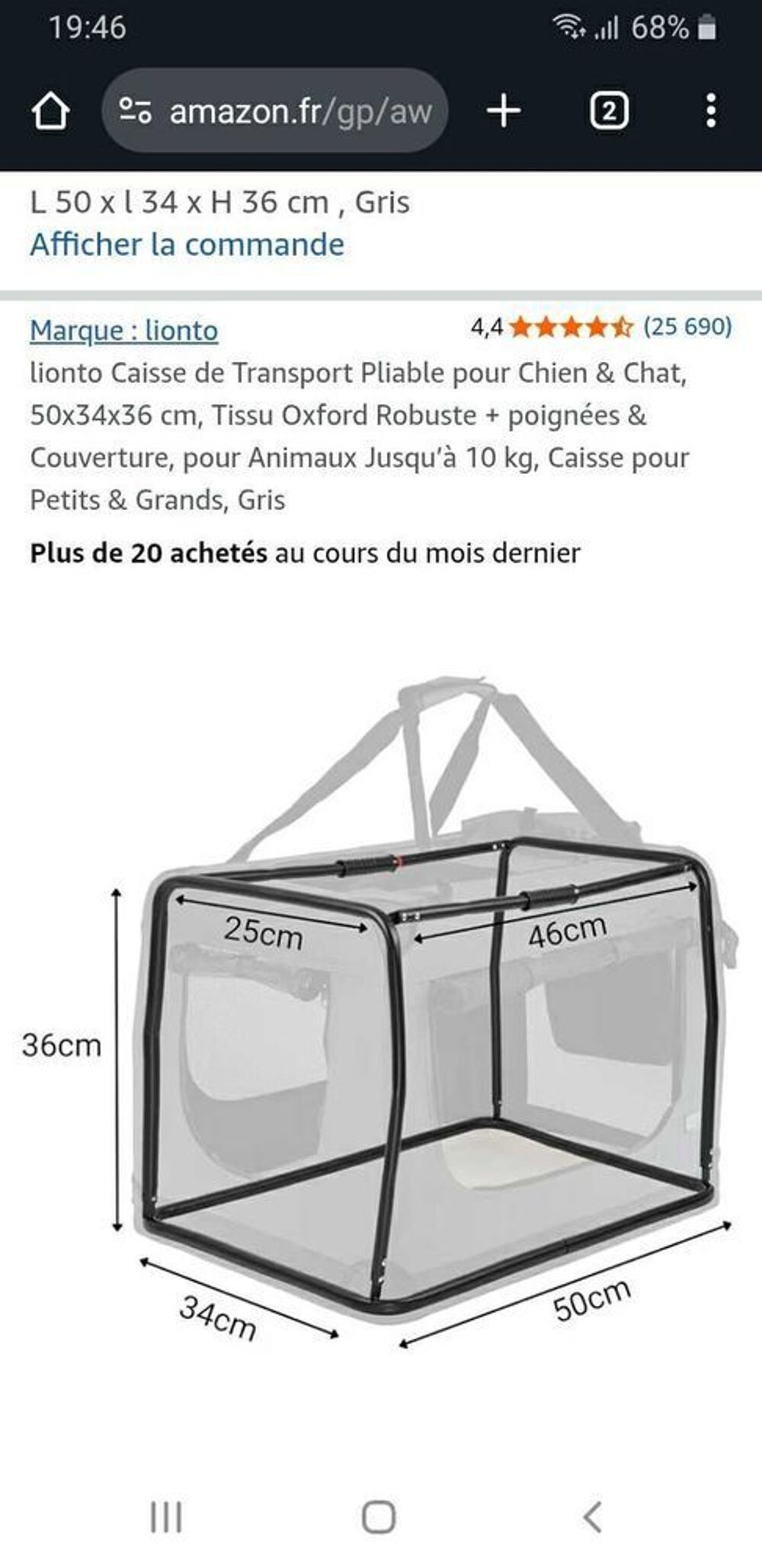 CAISSE DE TRANSPORT PLIABLE POUR CHIEN Bricolage