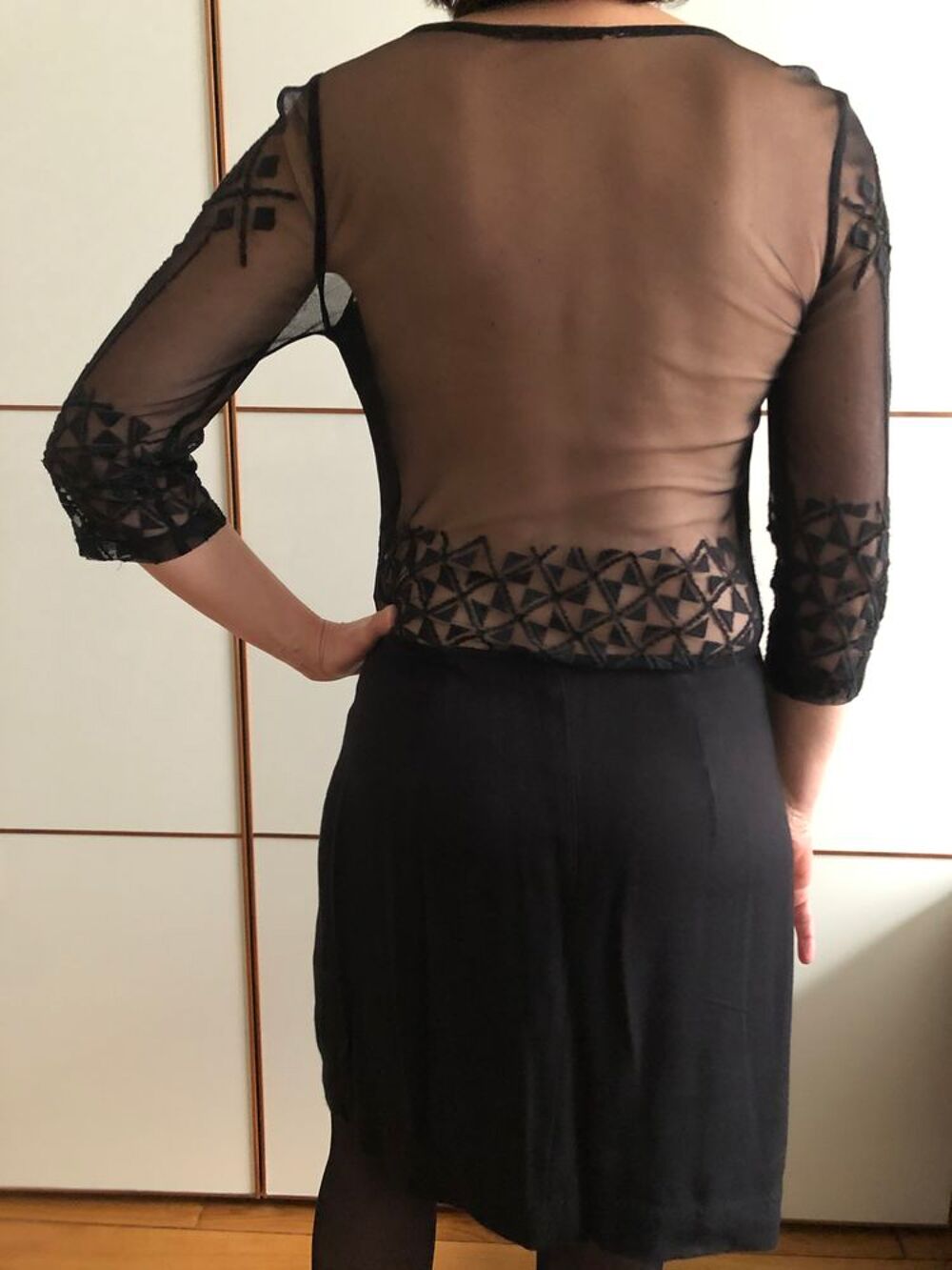 robe noire an?ge Vêtements