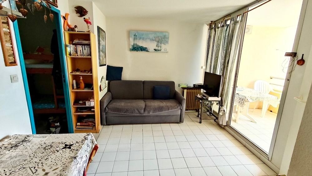 Vente Appartement LE CAP D'AGDE: Proximité LES FALAISES : 2 pièces/cabine + loggia ouverte et PARKING PRIVE, PISCINE et Ascenseur Le cap d agde