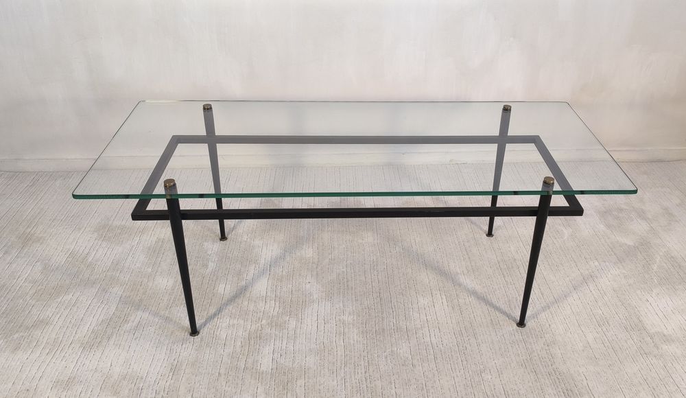 Iconique Table basse Roger Le Bihan pour Airborne 1960-70 Meubles