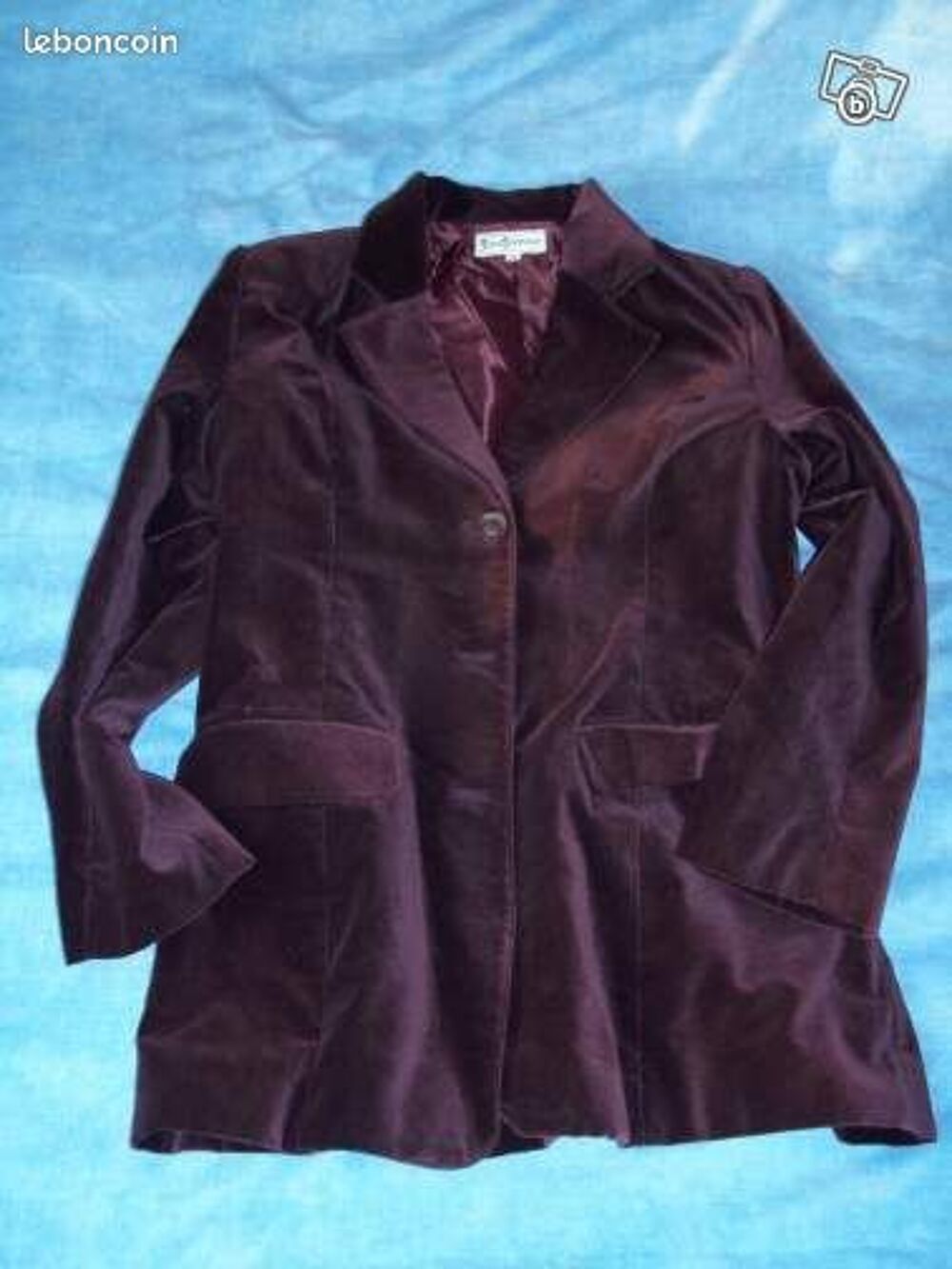 TAILLLEUR VELOURS BORDEAUX Vêtements