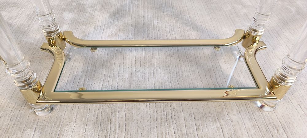 Tr&egrave;s belle Console Vintage Ann&eacute;es 80 Rom&eacute;o R&eacute;ga - Altuglas Meubles