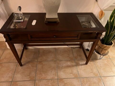 Console avec tiroir bois et placage 100 Saint-Georges-Antignac (17)