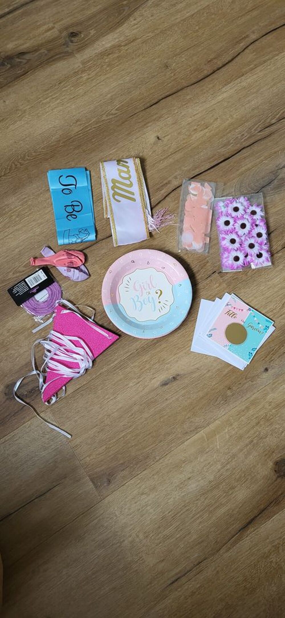 Donne lot pour f&ecirc;te pr&eacute;natale Décoration