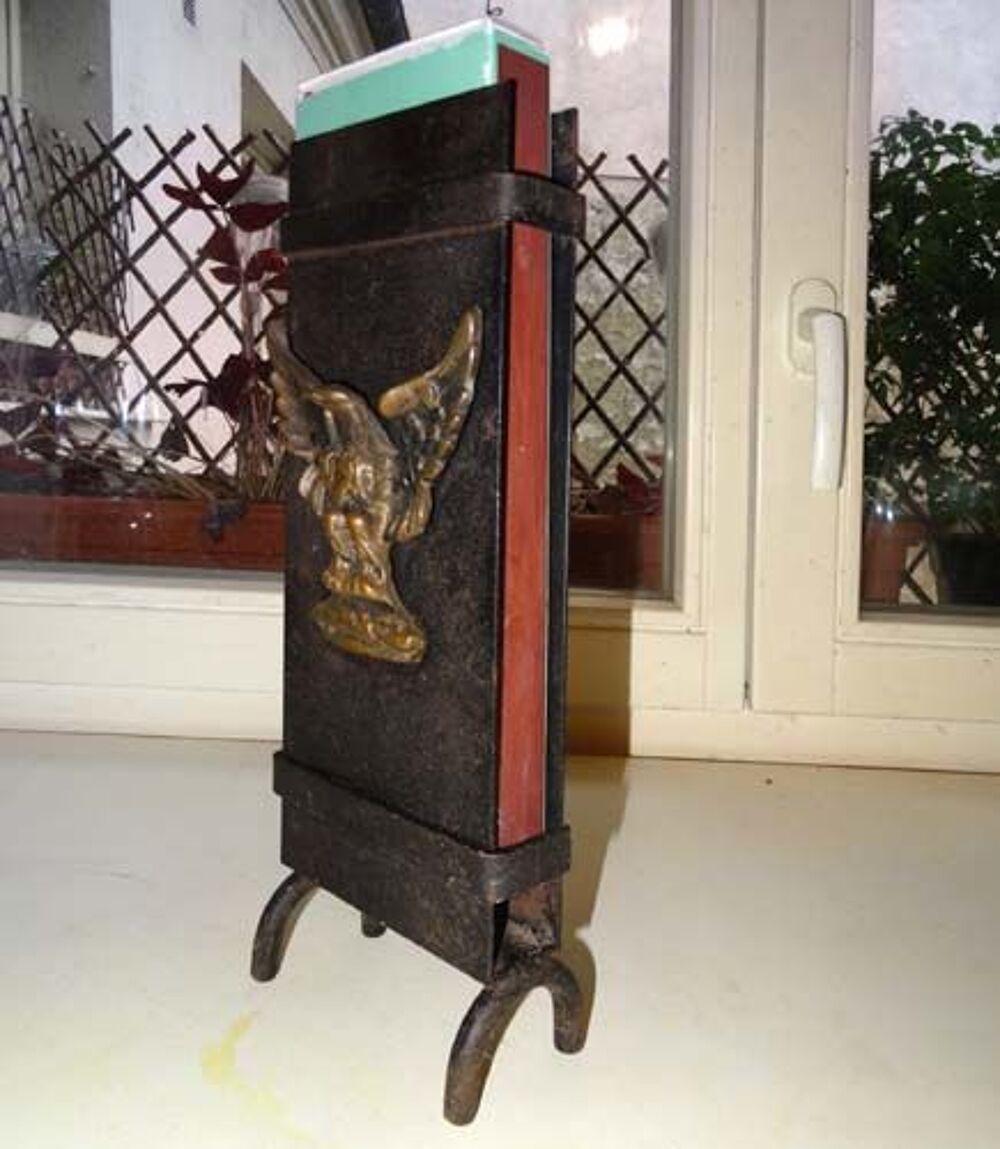 Porte allumettes d&eacute;coratif pour chemin&eacute;e TBE Décoration