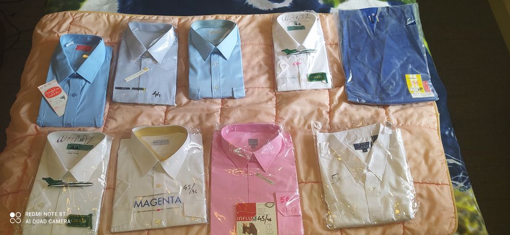 CHEMISES HOMME NEUVE Vêtements