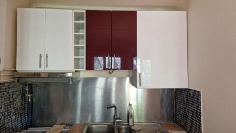 IMPEC cuisine Leroy Merlin Delinia blanc-rouge brillant 150 Saint-Germain-en-Laye (78)