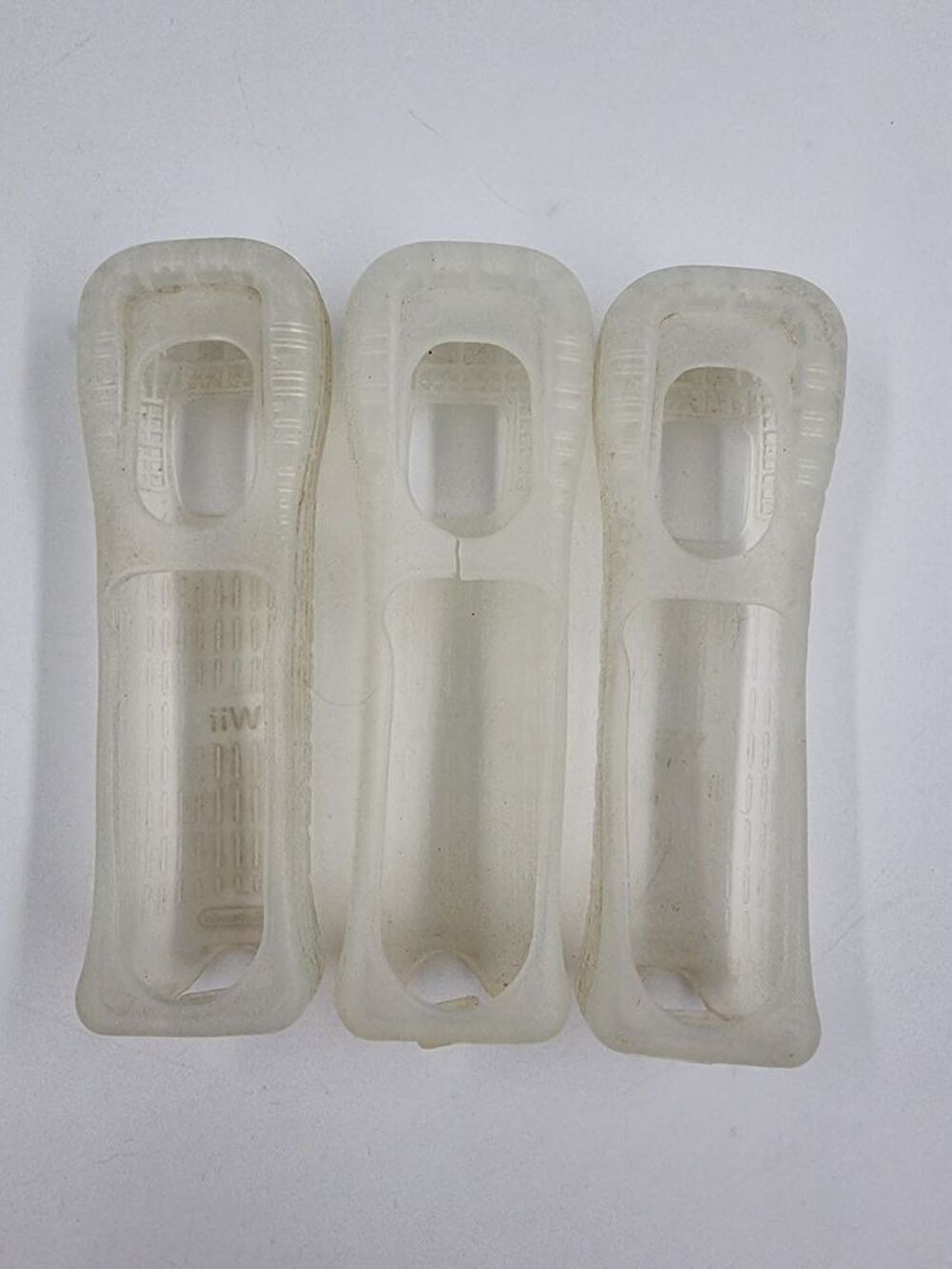 Lot de 3 protections pour manette Nintendo Wii transparente Consoles et jeux vidéos
